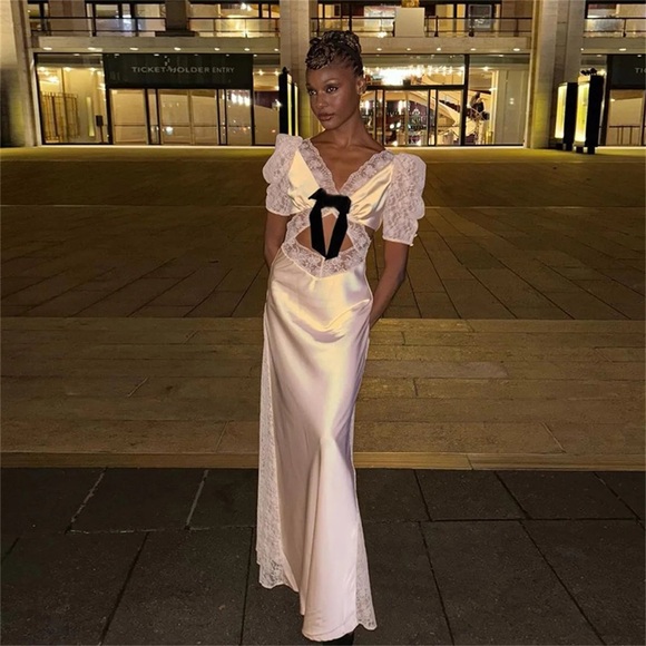 SOLD - For Love and Lemons Corinne Maxi Dress - Picture 3 of 12